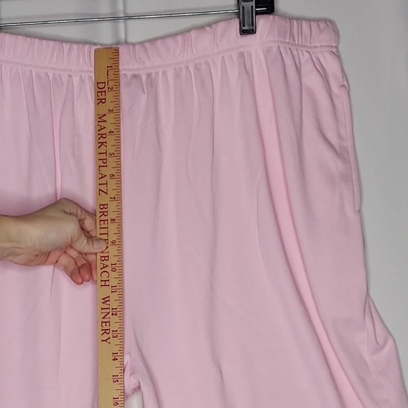 Only Necessities Pants 3X Petite Pink Pullon Stretch Elastic Pocket Straight - Picture 4 of 6